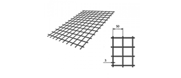 Сетка сварная (дорожная) 50х50х3мм 1х2м купить с доставкой в Кленово